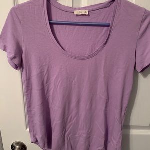TNA Aritzia scoop neck tshirt